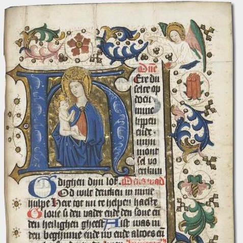 Illuminated manuscript, Folio 13 Recto